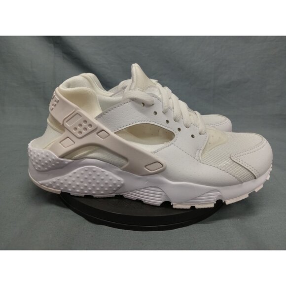 Nike Girls Air Huarache Run GS Sneakers Mesh White Platinum Size 4Y NEW NO BOX! - Picture 4 of 11